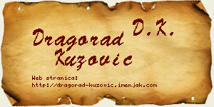Dragorad Kuzović vizit kartica